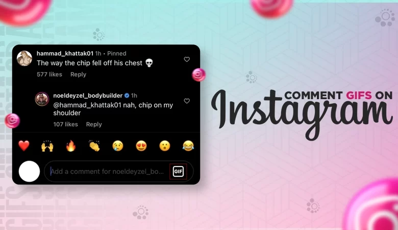 how to comment gifs on instagram