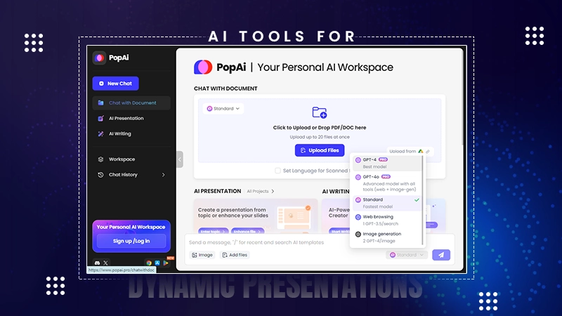 ai tools for dynamic presentations